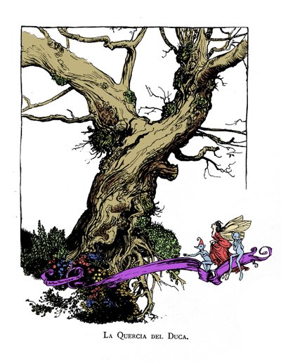William SHAKESPEARE:n kuvitus kesäyön unelmaan tekijältä Arthur Rackham