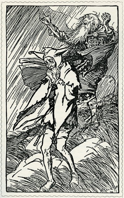 William Shakespearen kuningas Lear tekijältä Arthur Rackham
