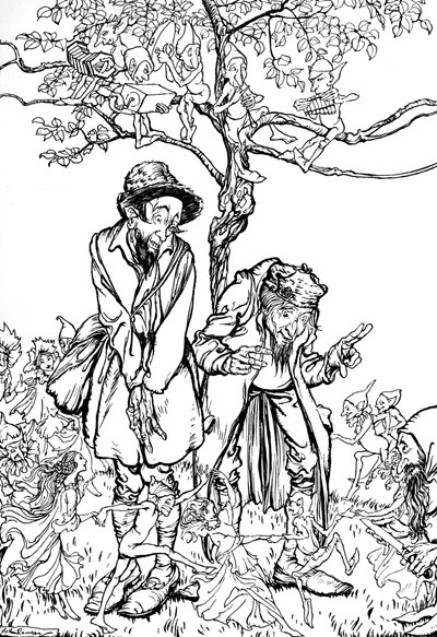 Pikkuveli ja pikkusisko, 1917, 1923 tekijältä Arthur Rackham