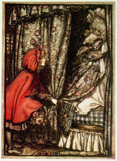 Punahilkka tekijältä Arthur Rackham