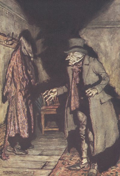 "Ei kukaan sängyn alla..." tekijältä Arthur Rackham