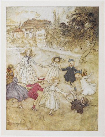 Sormus-a-sormus-ruusuja tekijältä Arthur Rackham