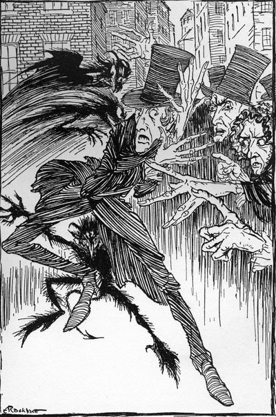 Edgar Allan Poen "The Imp of the Perverse". tekijältä Arthur Rackham
