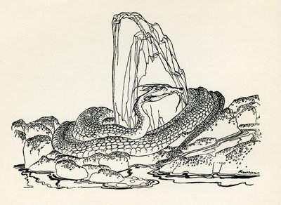 Laidly Worm tekijältä Arthur Rackham
