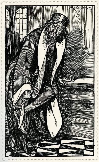 William Shakespearen Venetsian kauppias tekijältä Arthur Rackham