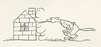 Kolme pientä porsasta tekijältä Arthur Rackham