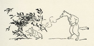 Kolme pientä porsasta tekijältä Arthur Rackham