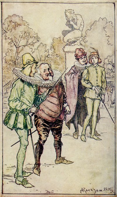 William Shakespearen Timon Ateenasta tekijältä Arthur Rackham