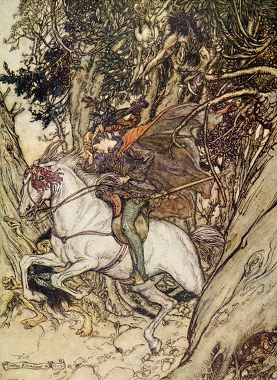 Undine Friedrich de la Motte Fouque tekijältä Arthur Rackham