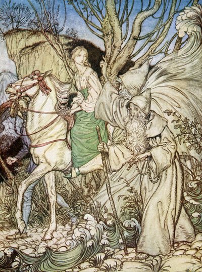 Undine Friedrich de la Motte Fouque tekijältä Arthur Rackham