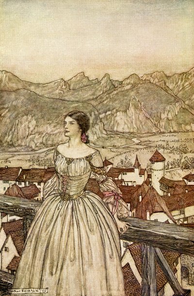Undine Friedrich de la Motte Fouque tekijältä Arthur Rackham