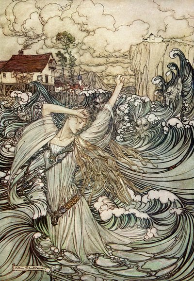 Undine Friedrich de la Motte Fouque tekijältä Arthur Rackham