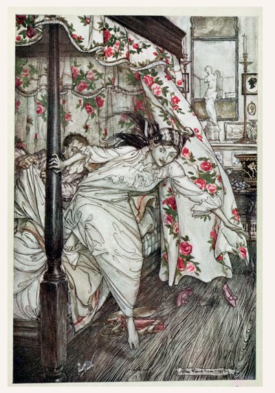 Venus ja kissa, kuvitus teoksesta "Aesop