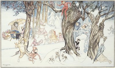 Talven ilonpito, 1924 tekijältä Arthur Rackham