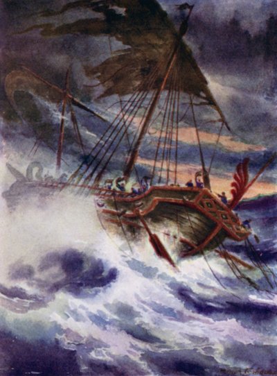 Paul, haaksirikko (väri litho) tekijältä Arthur Twidle