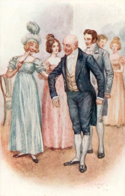 Jane Austenin kuvitus Emmalle tekijältä Arthur Wallis Mills