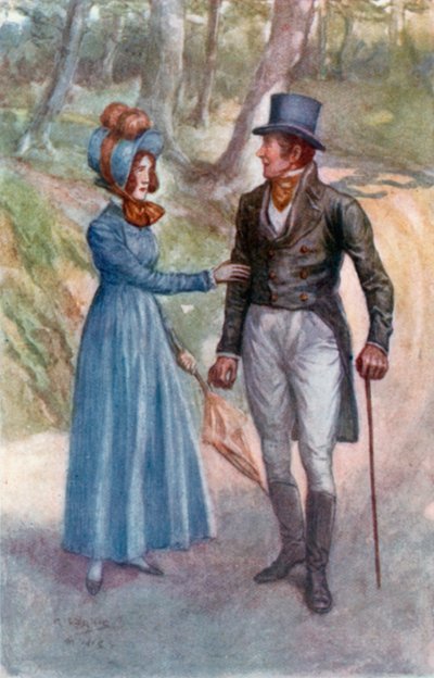 Jane Austenin kuvitus Emmalle tekijältä Arthur Wallis Mills