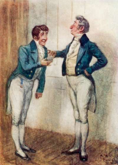 Jane Austenin kuvitus suostutteluun tekijältä Arthur Wallis Mills