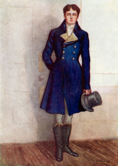 Jane Austenin kuvitus Ylpeydelle ja ennakkoluulolle tekijältä Arthur Wallis Mills