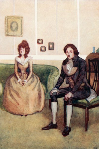 Jane Austenin kuvitus tunneille ja tunteille tekijältä Arthur Wallis Mills