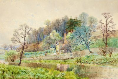 Metsätila, Horsham, Sussex, n. 1880-1900 tekijältä Arthur Willett