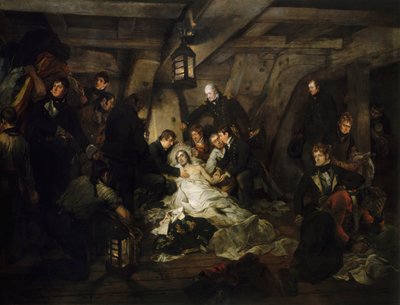 Nelsonin kuolema, 21. lokakuuta 1805 tekijältä Arthur William Devis