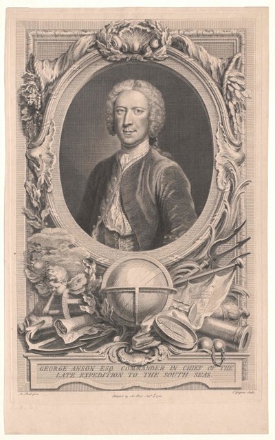 1. paroni Anson Anson tekijältä Artist Unknown