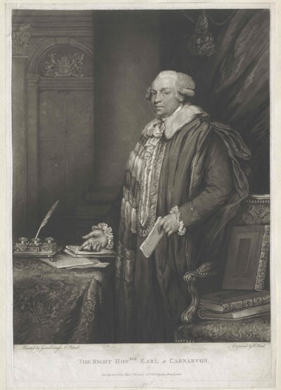 1. Carnavonin jaarli Herbert tekijältä Artist Unknown
