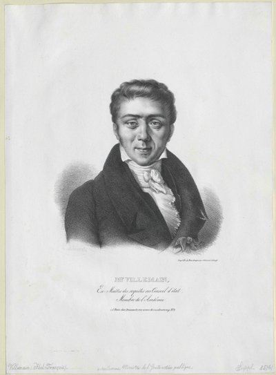 Abel-Francois Villemain tekijältä Artist Unknown
