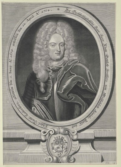 Adam Gottlob Baron Meusebach (tulosta) tekijältä Artist Unknown