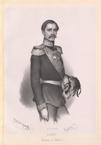 Albert I Saksin kuningas, tekijältä Artist Unknown