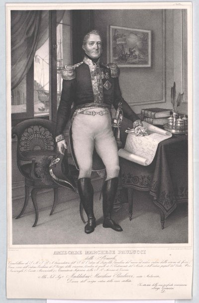 Amilcare Marquis Paulucci delle Roncole Markiisi Paulucci delle Roncole tekijältä Artist Unknown