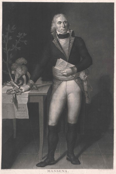 Andre Rivolin herttua Esslingin prinssi Massena tekijältä Artist Unknown