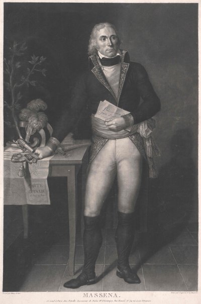Andre Rivolin herttua Esslingin prinssi Massena tekijältä Artist Unknown