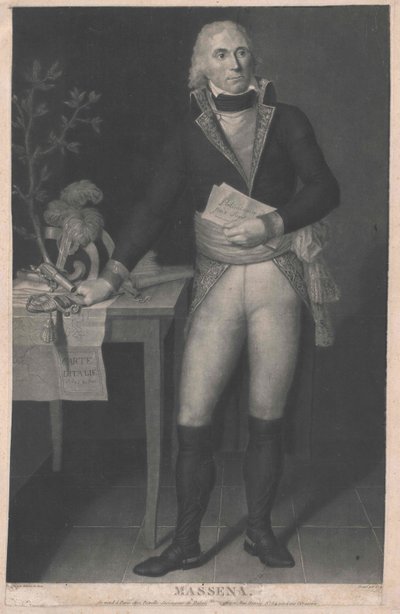 Andre Rivolin herttua Esslingin prinssi Massena tekijältä Artist Unknown