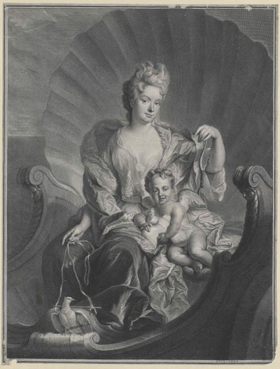 Anna Constance kreivitär Cosel tekijältä Artist Unknown
