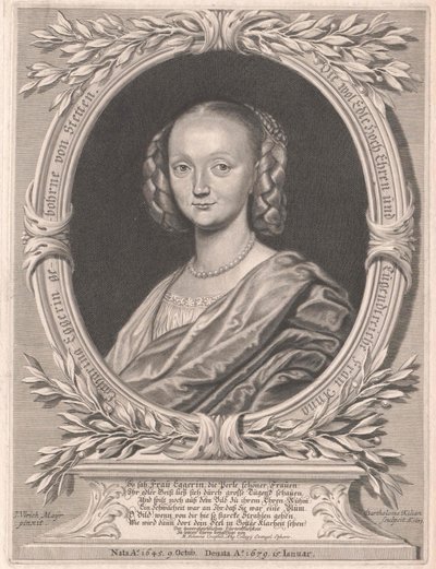 Anna Elisabeth von Stetten (tuloste) tekijältä Artist Unknown