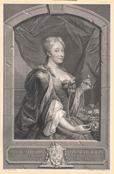 Anna Katharina von Scheidlin tekijältä Artist Unknown