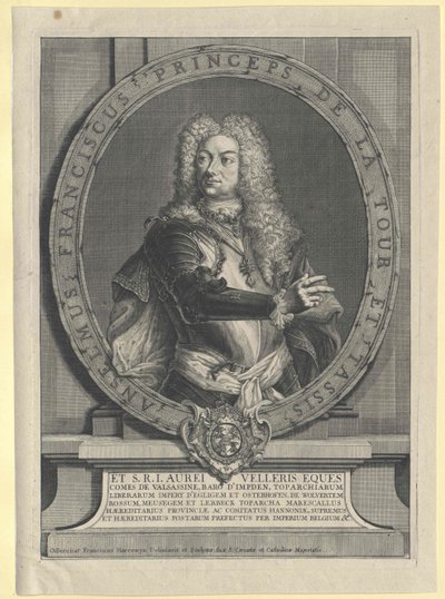 Anselm Franz kreivi Thurn ja Taxis tekijältä Artist Unknown