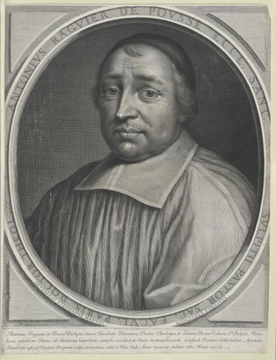 Antoine Raguier de Pouss00000000 (painettu) tekijältä Artist Unknown