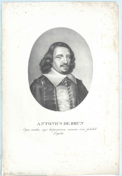 Antoine de Brun (painettu) tekijältä Artist Unknown