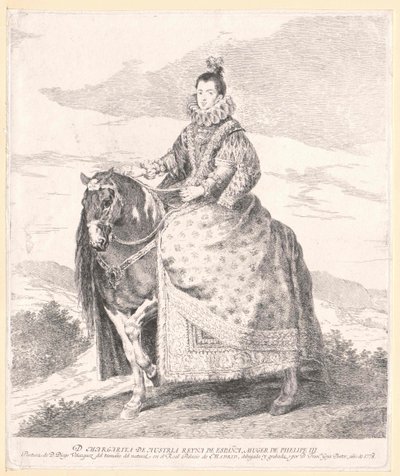 Itävallan arkkiherttuatar (1584-1611) Margareta tekijältä Artist Unknown