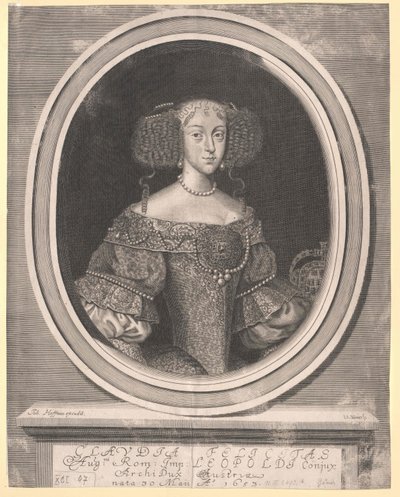 Itävallan arkkiherttuatar Klaudia Felicity tekijältä Artist Unknown