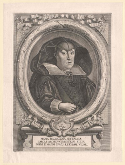 Itävallan arkkiherttuatar Maria Magdaleena tekijältä Artist Unknown