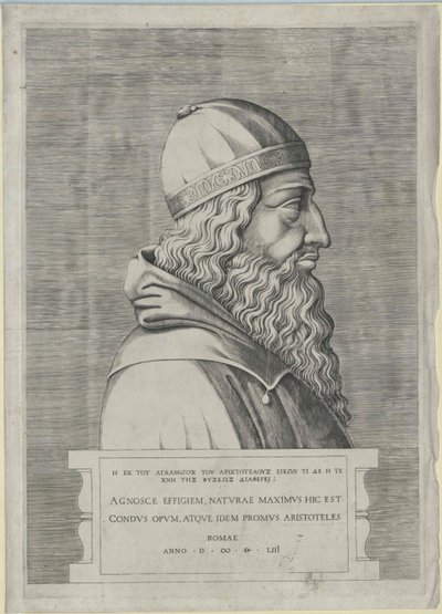 Aristoteles (painettu) tekijältä Artist Unknown