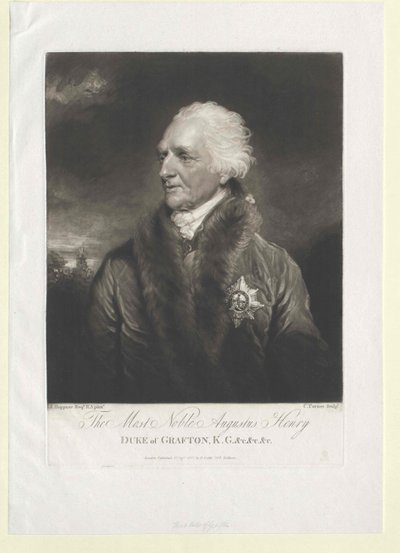 Augustus Henry Fitzroy Graftonin herttua tekijältä Artist Unknown