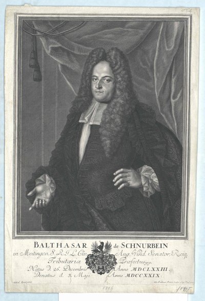 Balthazar Schnurbein von und zu Meitingen tekijältä Artist Unknown