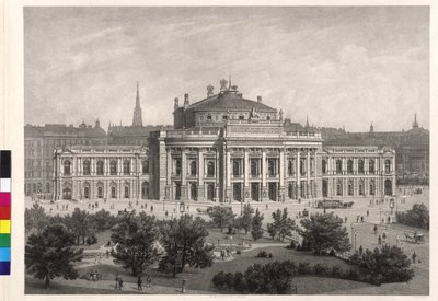 Burgtheater Wienissä tekijältä Artist Unknown