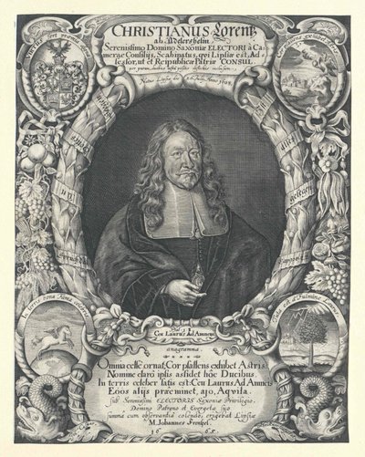 Christian Lorenz Adlershelm (tulosta) tekijältä Artist Unknown