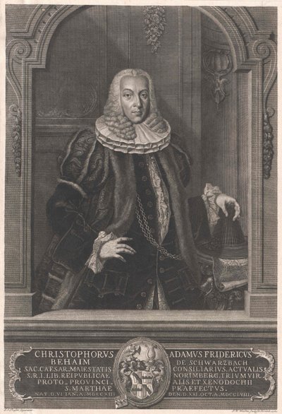 Christoph Adam Frederick Behaim Behaim von Schwarzbach tekijältä Artist Unknown